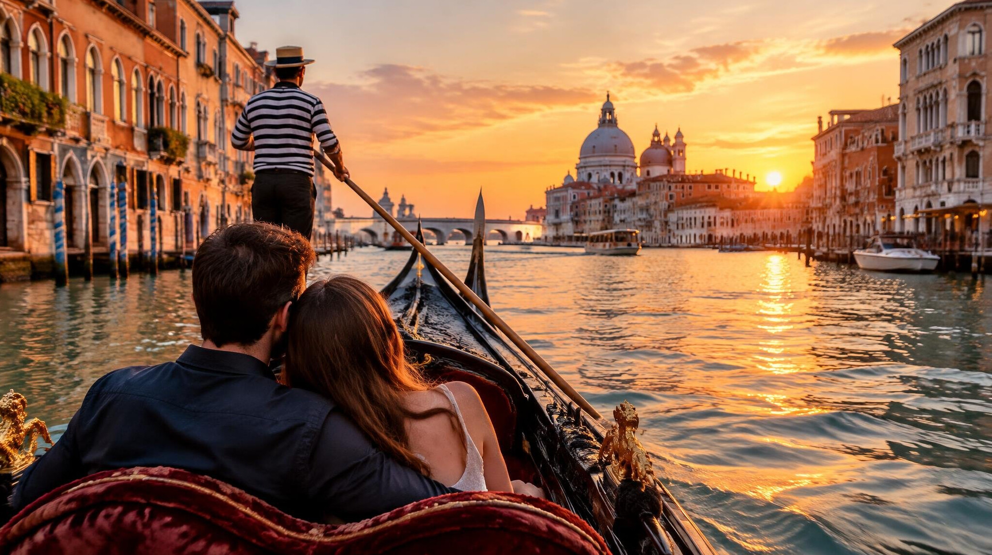 romantic gondola ride venice