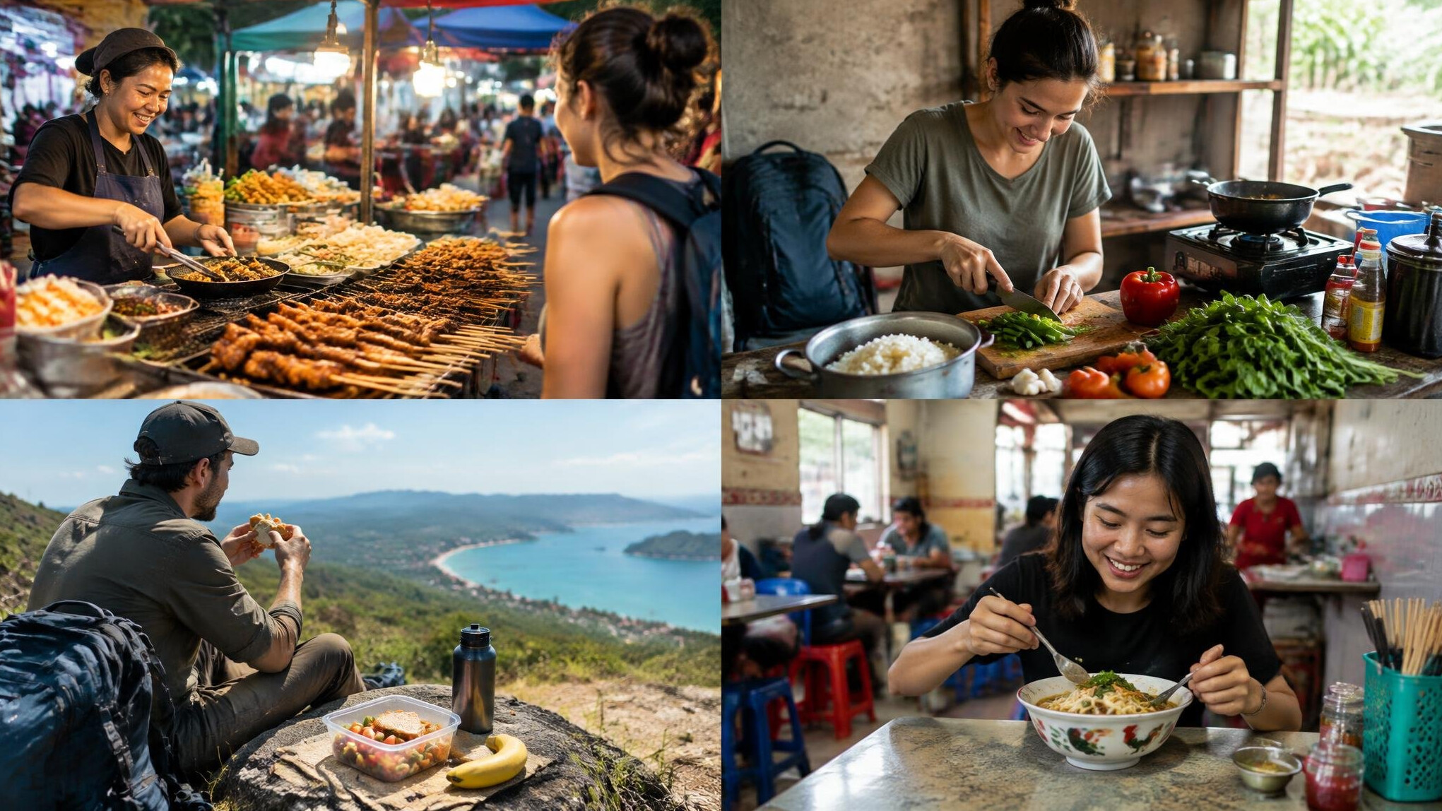 street food market