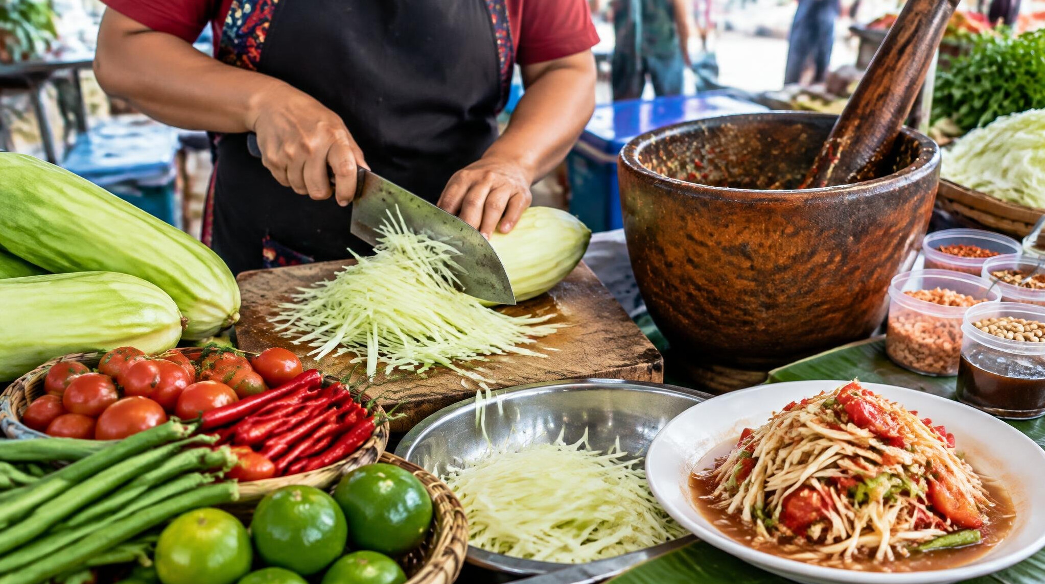 thai som tum salad
