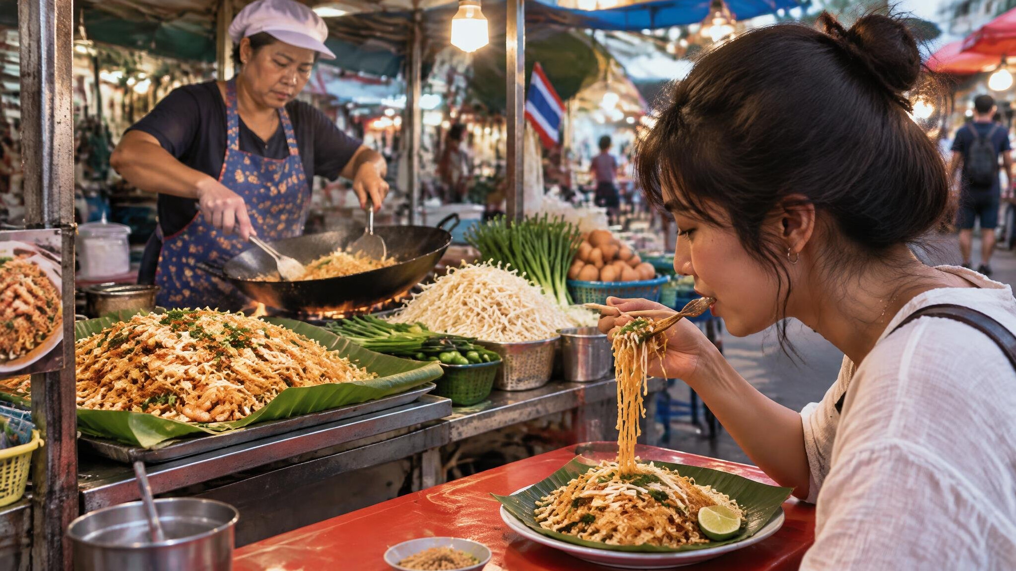 thai street food vendor